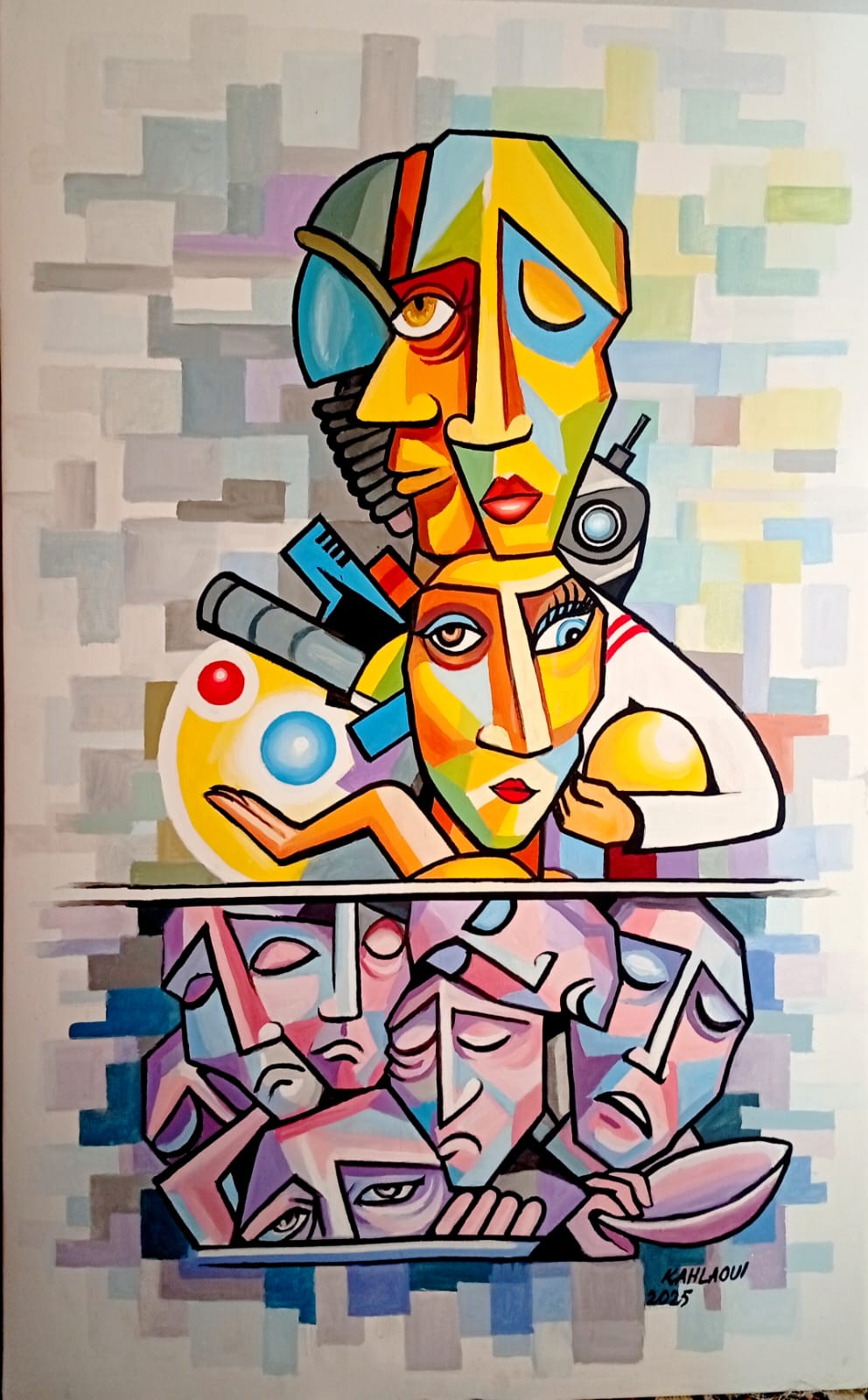 Tableau 'La pomme pyramidale'