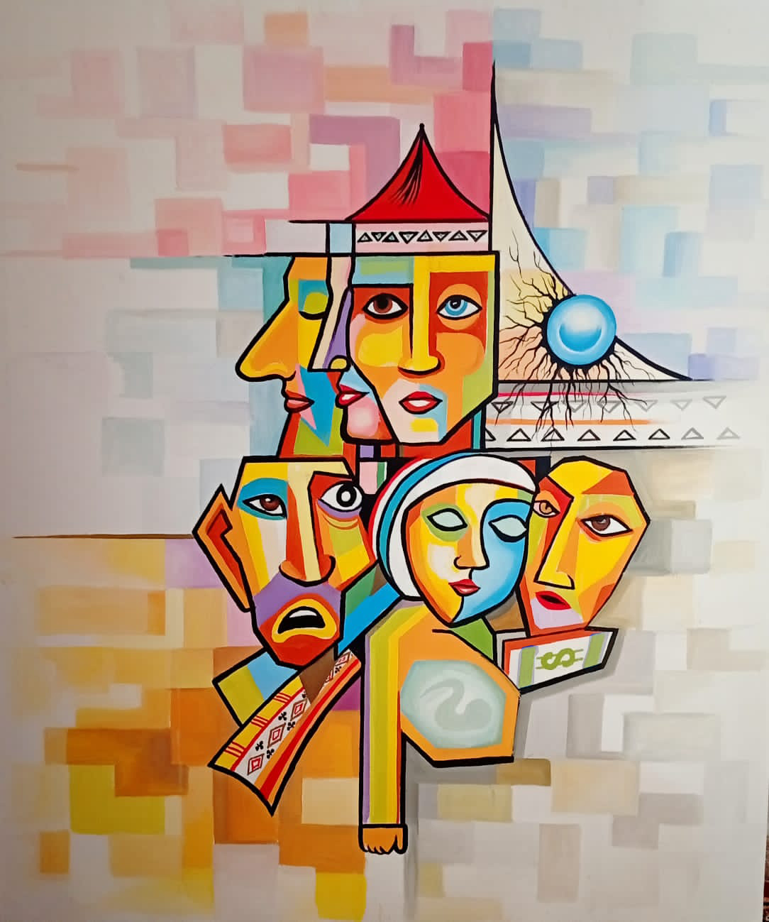 Tableau 'Dunes d'Or'